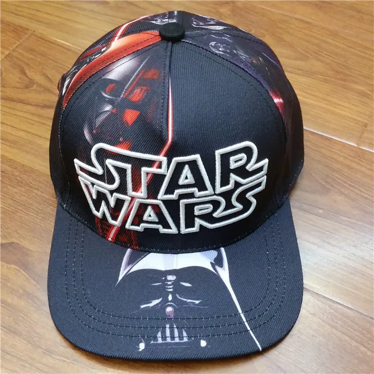 

Star Wars Hip Hop Hat Printed Punk Street Black Samurai Sun Hats Visors 100% Cotton High quality embroidery Base ball Caps