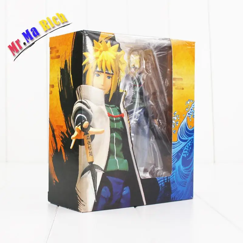 15 см аниме Наруто фигурку Саске Какаши Минато Хокаге SHFiguarts freddo ниндзя MODELLO Bambola
