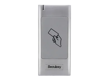 

S6-R EM Free Shipping 125KHz EM4100 RFID Proximity Reader Wiegand 26/34 Waterproof Security Door Access Control ID Smart Card