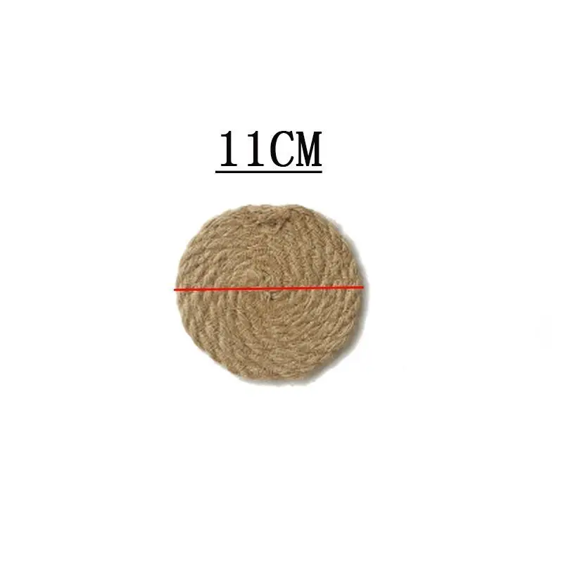 Japanese-style Cushions Placemat Kids For Dining Table Round Woven Heat Insulation Tablemat Handmade Pot Mat Kitchen Accessories Japanese-style Cushions Placemat Kids For Dining Table Round Woven Heat Insulation Tablemat Handmade Pot Mat Kitchen Accessories