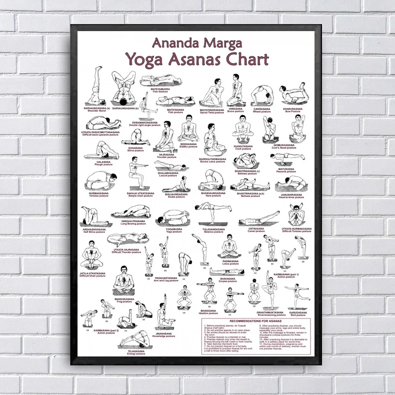 Yoga Asana Chart