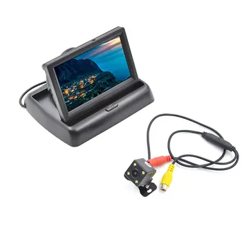 

4.3" LCD Car Rear View Backup Monitor with Free Parking Night Vision Camera Kit