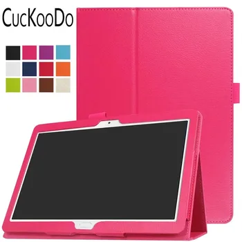 

CucKooDo 50Pcs/lot Ultra Slim Smart-shell Stand Cover Case with Auto Wake / Sleep for Huawei Mediapad M3 Lite 10.0 Tablet
