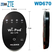 Zte WD670 LTE Мобильная точка доступа WiFi