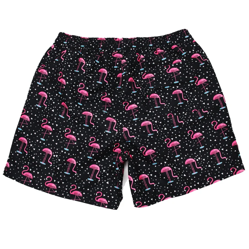 A331 летний отдых пляж шорты Фламинго печати купальники мужские пляжные шорты для активного отдыха трусы мужские купальники для плавания sunga