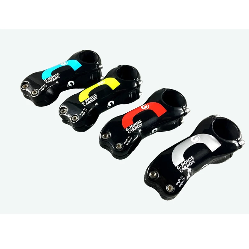 

31.8mm UD Glossy Full Carbon Fiber Bike Stem Road/MTB Mountain Cycling Bicycle Parts Angle 17 DegreeSend small gifts