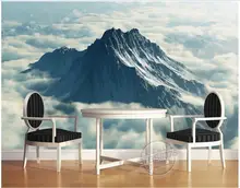 

3d room wallpaer custom mural non-woven photo Alpine white clouds decoration painting 3d wall murals wallpaper for walls 3d