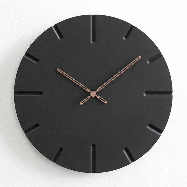 Mandelda 2018 Wall Clock MDF Wooden Modern Design Vintage Rustic Shabby