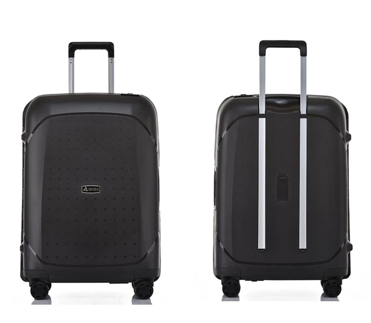 Роскошные PP анти-выскабливание путешествия чемодан высокое качественный Спиннер ультра легкий чемодан груз чемодан на борт чемодан на колёсиках