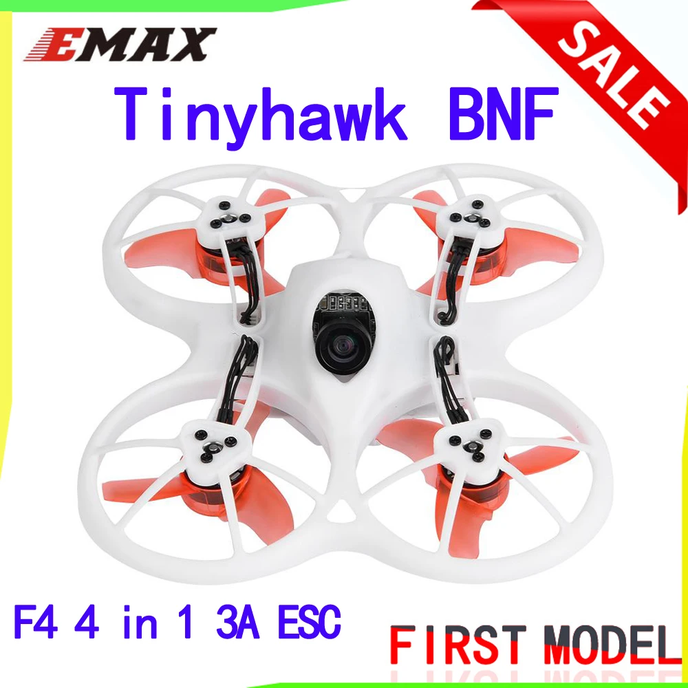 

EMAX Tinyhawk Brushless Mini FPV Racing Drone BNF 37CH 20mW VTX 600TVL 4in1 ESC 15000KV 8025 brushless motor with carrying case