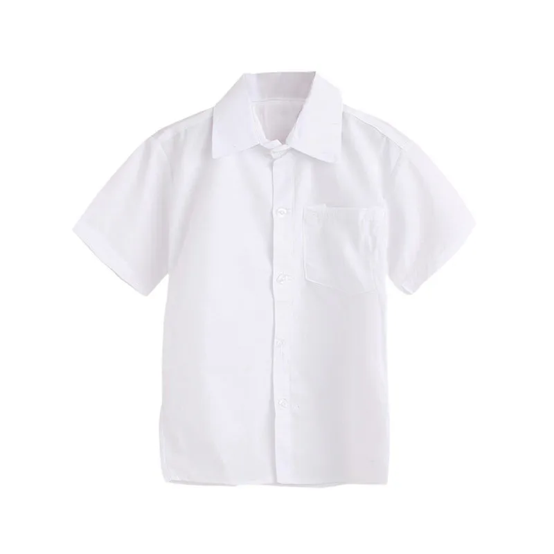 

0-6T Kids Boy T Shirt Summer Baby Boy Cotton Tops Toddler Tees Clothes Children Clothing White T-shirts Short Sleeve
