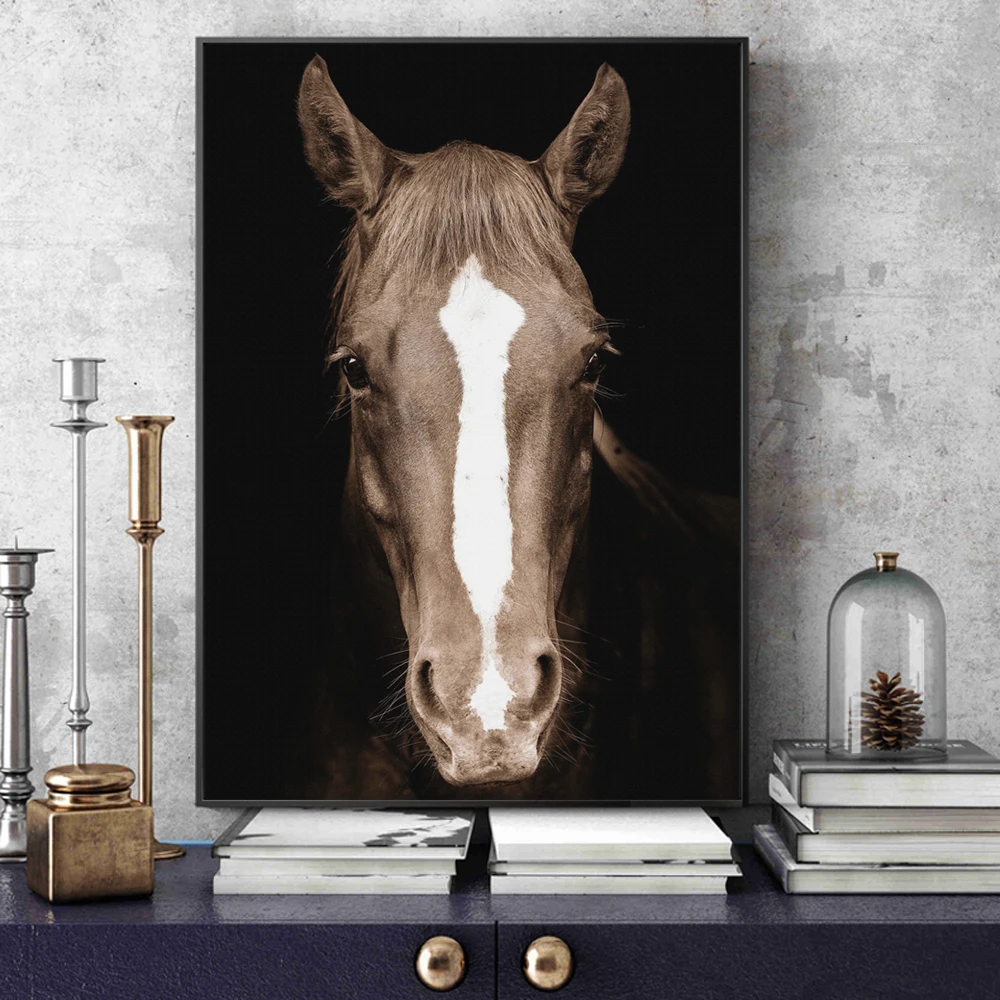 

Modern Animals Wall Art Canvas Lion And Horse Canvas Paintings On The Wall Posters And Prints For Living Room Cuadrso Wall Decor