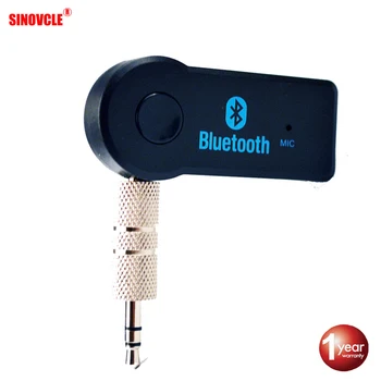 

Sinovcle Bluetooth Transmitter Bluetooth 5.0 Adapter with 3.5mm Audio Jack Wireless Music Handsfree Car AUX Headphone Receiver