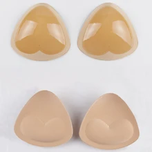 Бикини пуш-ап Мягкий купальник бикини небольшой бюст толстый дышащий Губка Бюстгальтер прокладка невидимая паста подкладка