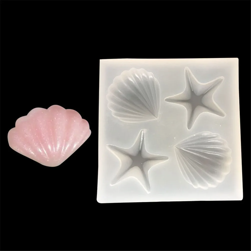 2018 New 1pc Starfish Scrapbooking Silicone Mould DIY Resin Decorative Craft Jewelry Making Mold epoxy resin cake molds