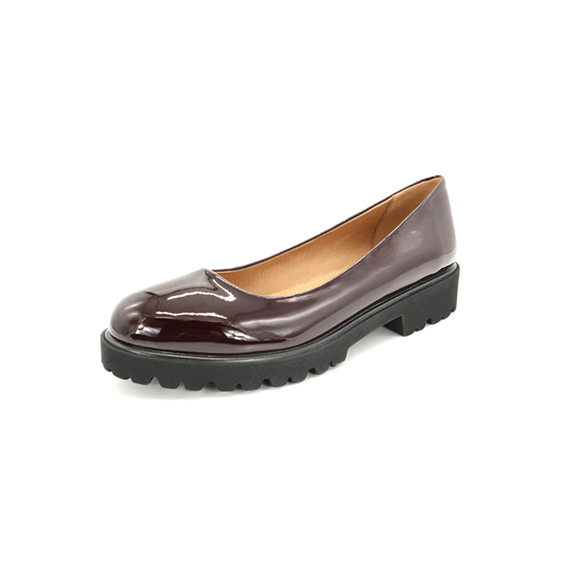 Женская обувь; сезон осень; коллекция года; женские туфли-лодочки; кроссовки; Zapatos de mujer; обувь на низком каблуке; sapato feminino Buty Damskie; туфли-лодочки на резиновой подошве - Цвет: Wine