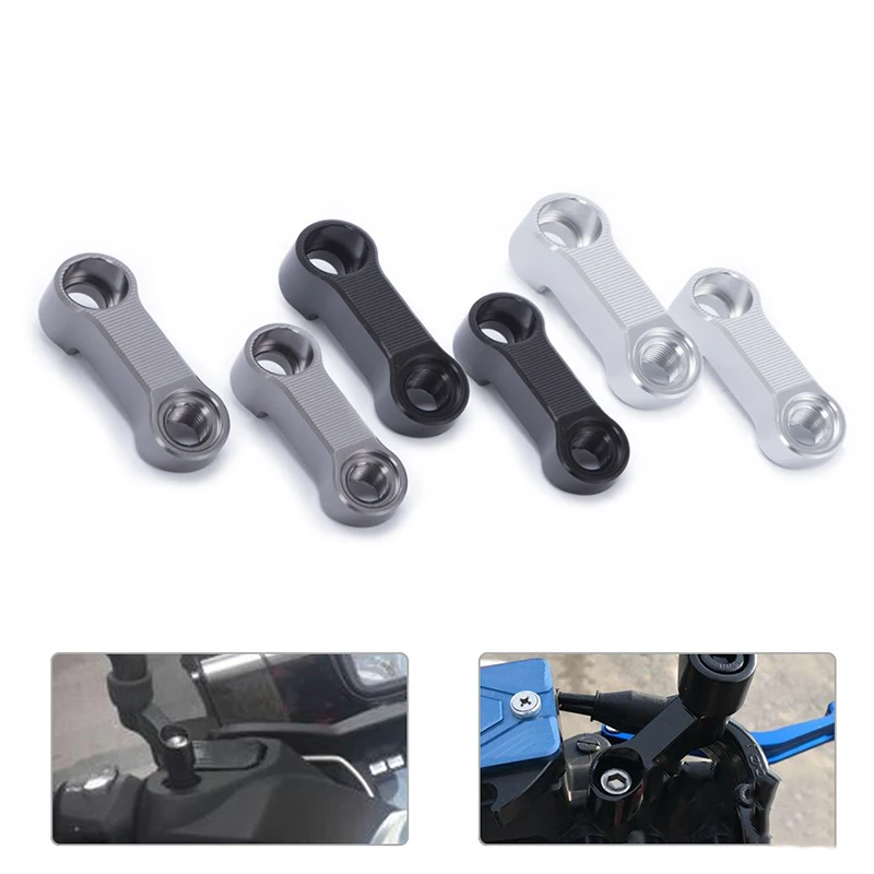 

Universal Motorcycle Mirror Riser Extenders Spacers Extension Adapter For CB1000R CB600F Hornet CB600/CB900 CB1300SF CB750 CB400