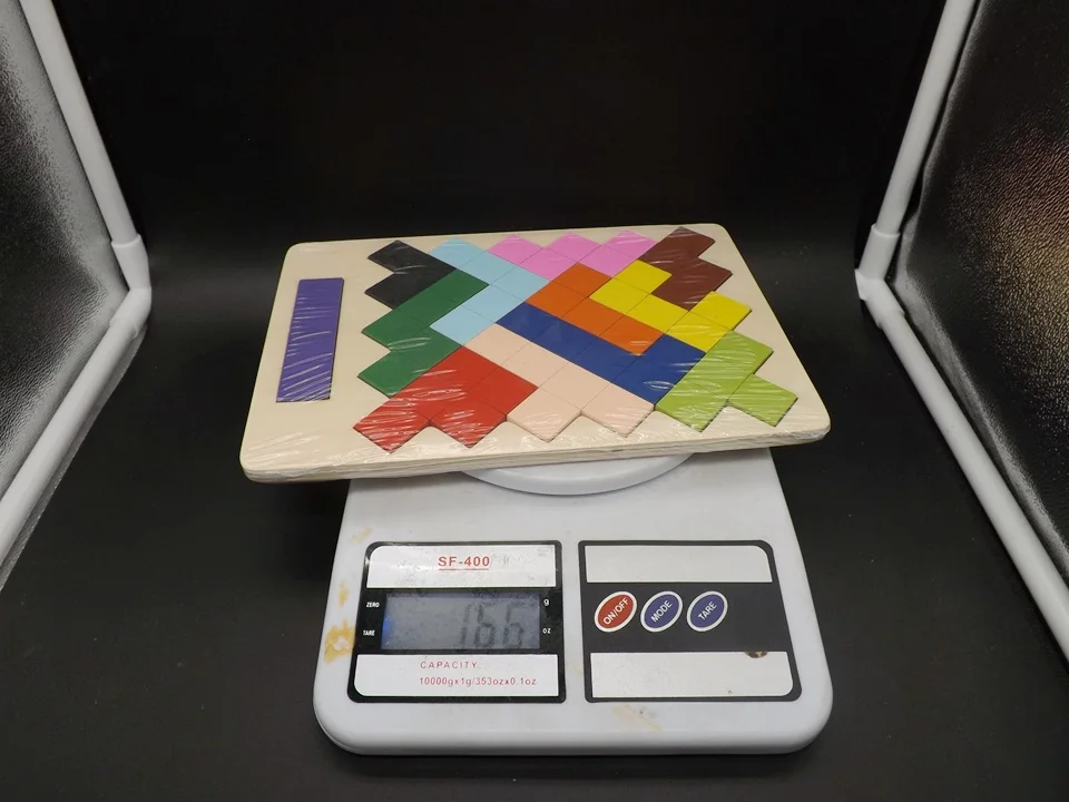 Деревянная головоломка Tangram головоломка доска игрушка тетрис игра пазл для тренировки мозга игрушки Дети