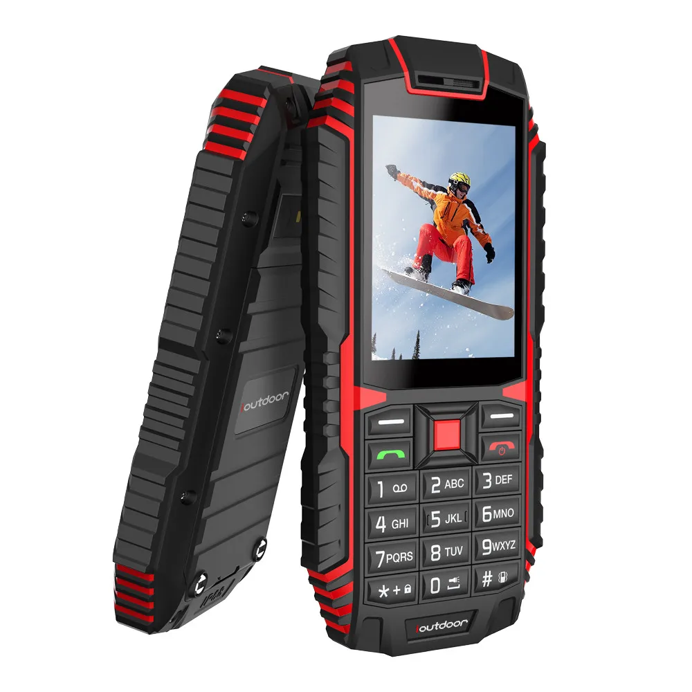 Оригинальный ioutside T1 IP68 водонепроницаемый сотовый телефон 2 4 '飘 M + 32M GSM 2MP FM MP3