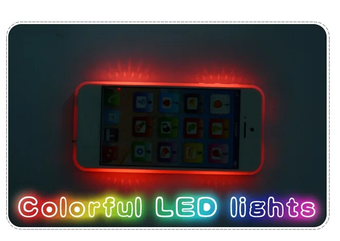 Celular com Led Brinquedos Educacionais Bebê Criança Inglês Aprendizagem Telefone Móvel Brinquedo Eletrônico Música 6 Beauty & Health