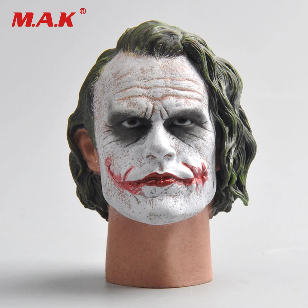 1:6 Scale Batman The Dark Knight Joker Head Sculpt Heath Ledger Head ...