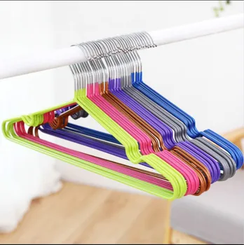 

10pcs/lot Non-Slip Plastic Kids Children Toddler Baby Clothes Hangers For Clothes Beach Towel Clip Cabide