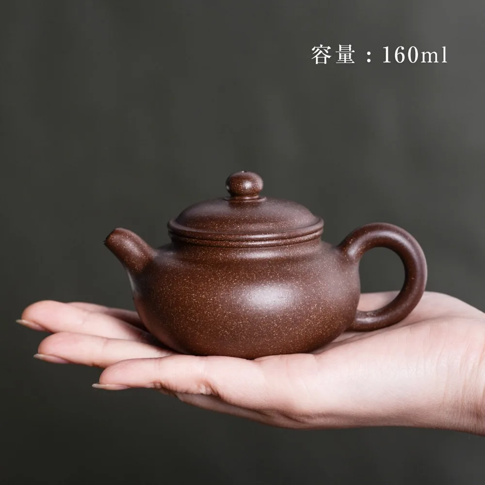 160ml Authentic Zisha tea pot special wholesale Yixing purple clay famous pure handmade antique tea pot Kung Fu tea table gift 160ml Authentic Zisha tea pot special wholesale Yixing purple clay famous pure handmade antique tea pot Kung Fu tea table gift