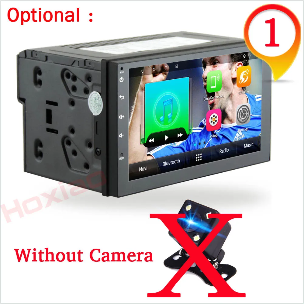 Excellent 2 din android car radio dvd multimedia player gps navigation audio system Double 2din for nissan golf vw Quad-Core Android 6