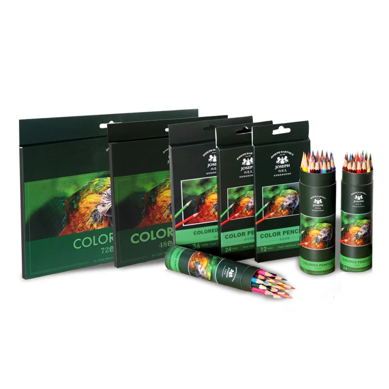 36/48/72 colors Wood Colored Pencils Set Lapis De Cor Artist Painting Oil Color Pencil For School Drawing Sketch Art Supplies