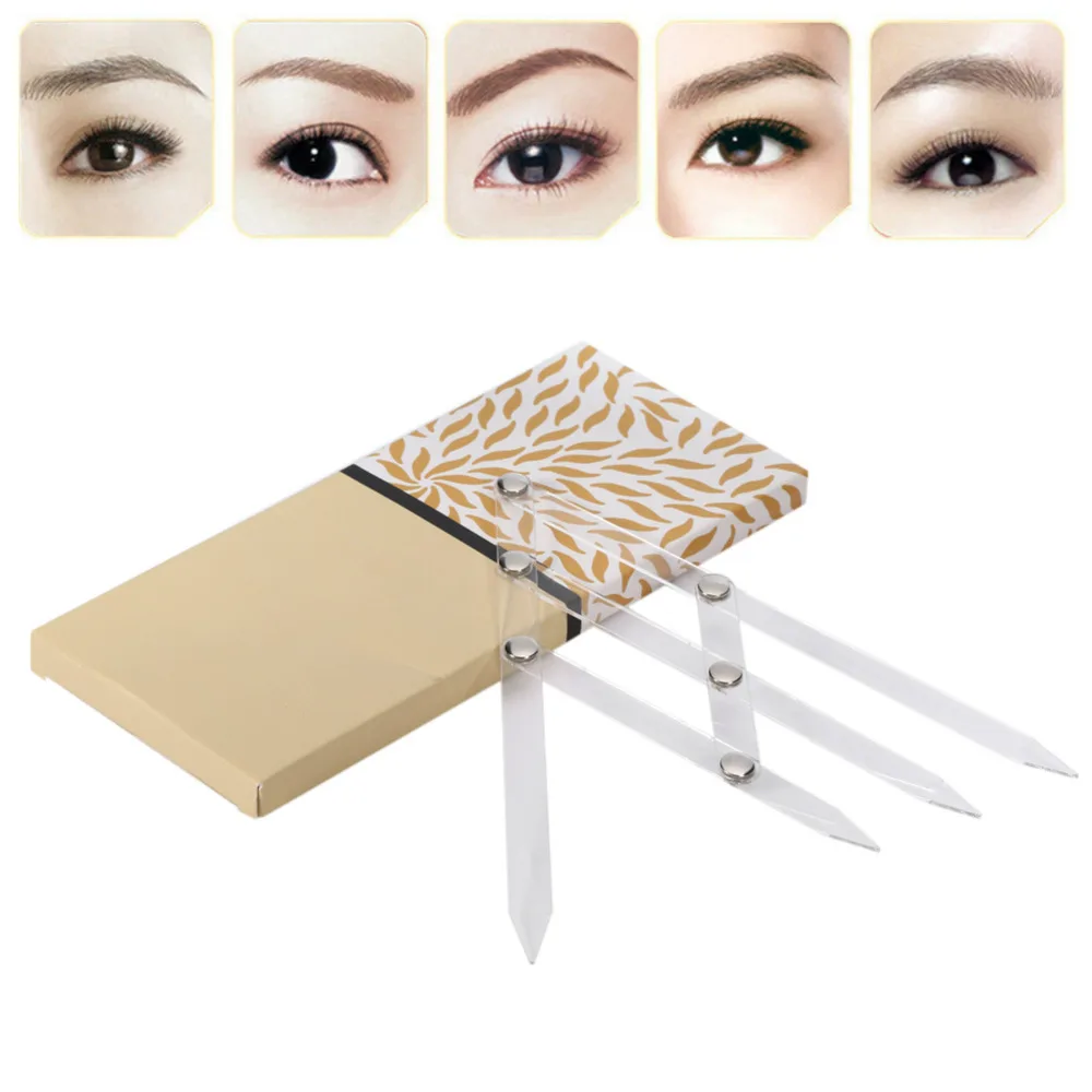 Acrylic Eyebrow Shaping Stencil Permanent Makeup Eyebrow ...