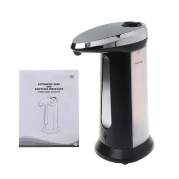 

Infrared automatic Soap Liquid Dispenser Touchless ABS Auto Dispensador 420ml Smart Sensor Sanitizer Children Kitchen Bathroom