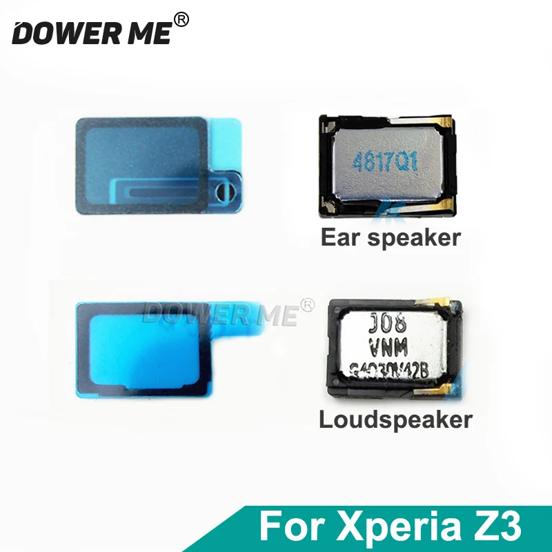 

Dower Me Top Earspeaker Buzzer Ringer Bottom Loudspeaker With Waterproof Adhesive Sticker For Sony Xperia Z3 D6603 SOL26 D6653