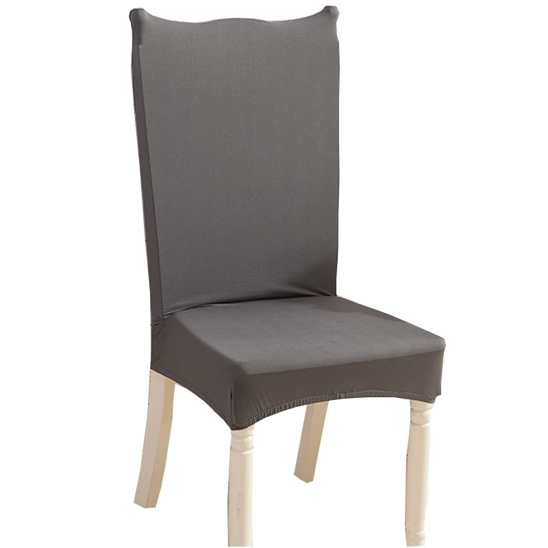 Comwarm, сплошной цвет, спандекс, полиэстер, стрейч, для столовой, Чехол для стула, минимализм, универсальные чехлы для сидений, прочный декоративный стул Чехол