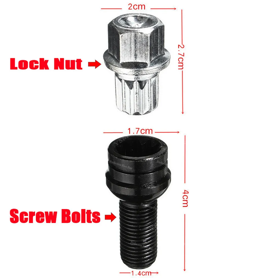 NUOVA * Audi 321601173A 10x Ruota Bullone TAPPI PER VW