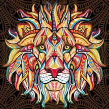 

5D DIY Diamond Painting Lion Rhinestone Cross Stitch Full Square Diamond Embroidery Animal Diamond Mosaic Home Decor c163