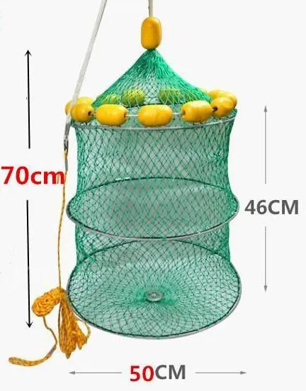 Finefish Складная с плавающим шариком металлическая рама нейлоновая сетка краб для