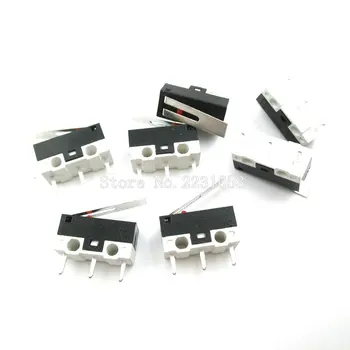 

20PCS/Lot Micro Switch Push Button Switch 3 Pin 1A 125V AC Mini Light Touch Switch for Mouse