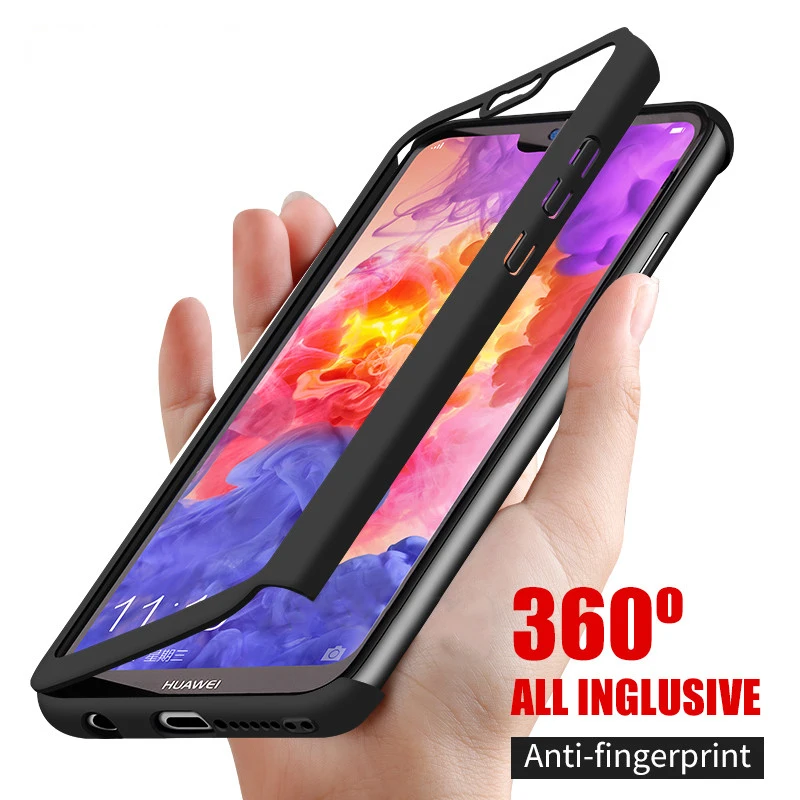 

Shockproot Full Cover Case for Huawei P30 Lite P20 Pro P10 Plus Protector with Tempered Glass Cases for Huawei Nova 2i 3 3i 4
