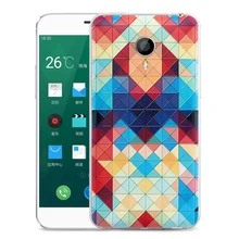 Meizu MX4 Оригинальный чехол MX4 батареи оригинальная крышка задняя крышка Мультфильм Окрашенные рельефы чехол 5.36»