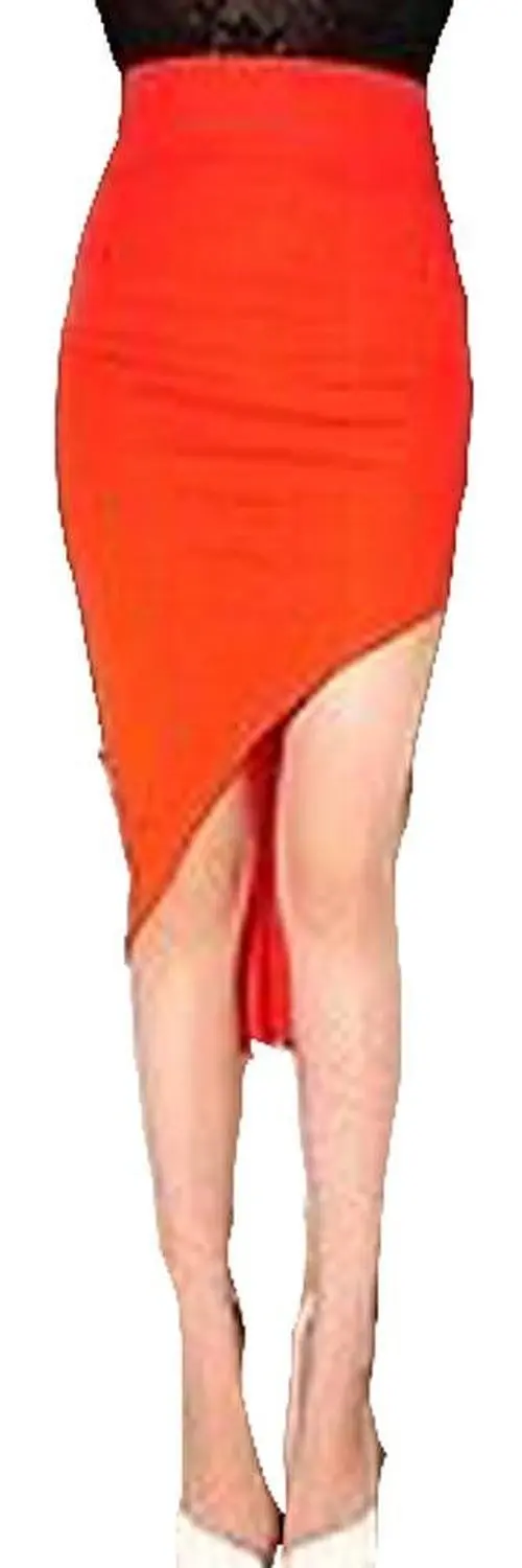 Женская Асимметричная юбка конфетного цвета, высокая поясная сумка, юбки, Женская юбка 3xs-10xl, Saias
