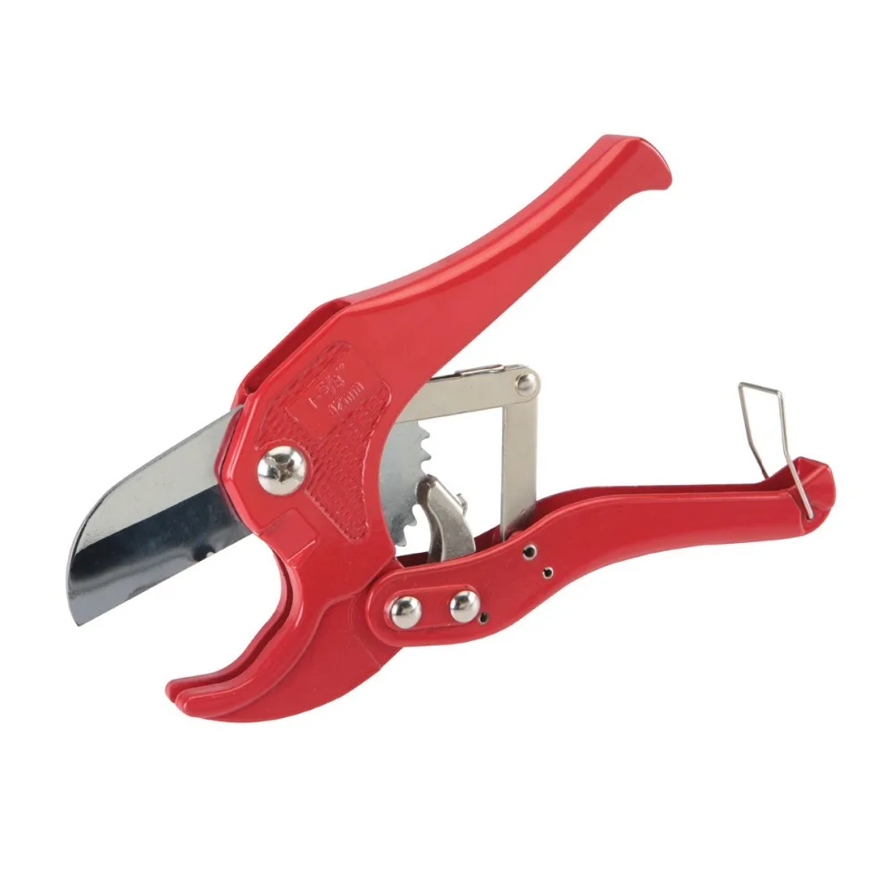 

1-5/8'' PE PVC PPR Ratchet Plumbing Water Tube Tubing Tool Aluminum Plastic Pipe Hose Cutter Scissor Knife Cut