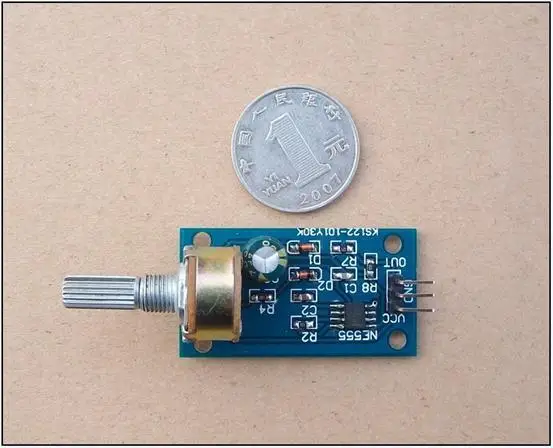 NE555 PWM signal output module -generator duty cycle adjustable frequency 10 kHz | Обустройство дома