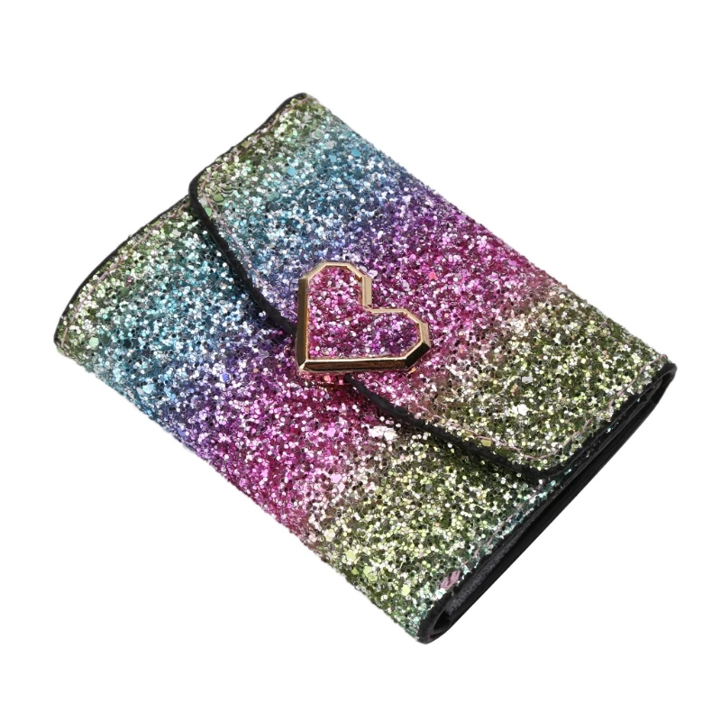 Стиль кошелек с изображением радуги, женская сумка для монет, блестящие женские маленькие сумочки, вечерние сумочки