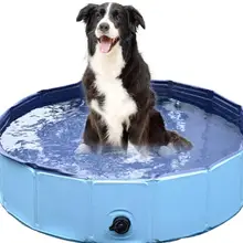 100*30 см большой жесткий пластиковый складываемый складной Paddling Dog Pet складной бассейн для домашних животных собака плавательный дом кровать летний бассейн