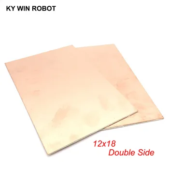 

1 pcs FR4 PCB 12*18cm Double Side Copper Clad plate DIY PCB Kit Laminate Circuit Board 12x18cm 120x180x1.5mm