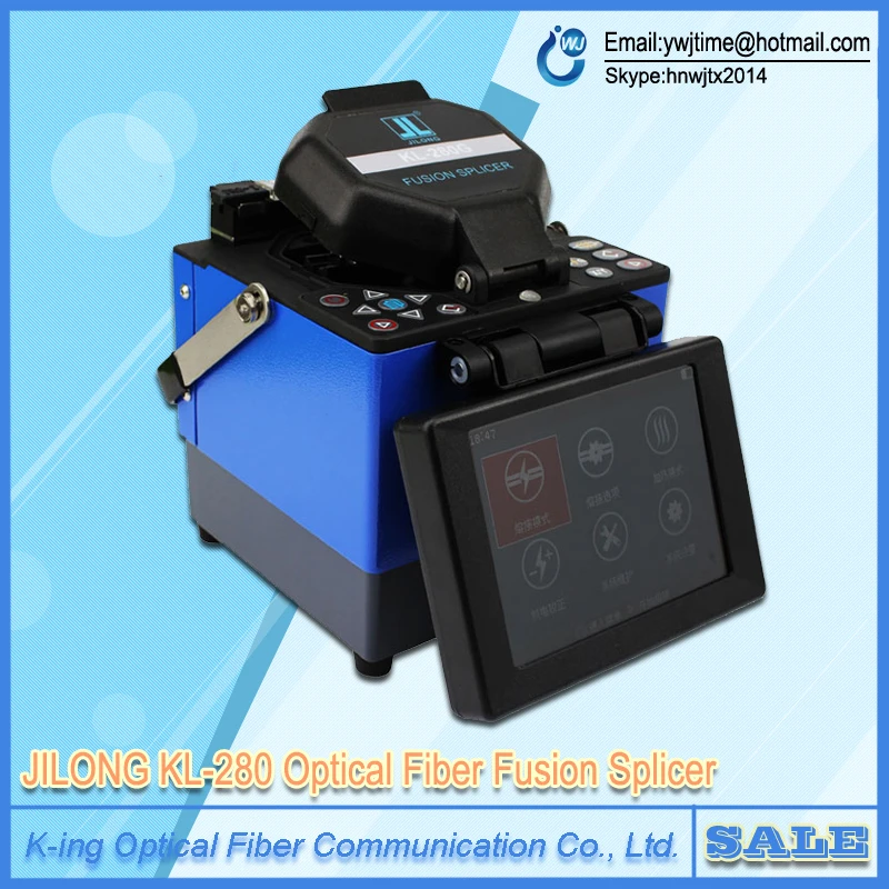 

Optical Fiber Fusion Splicer KL-280G/ jilong fusion splicer / brand new optical fiber fusion splicer/ ftth