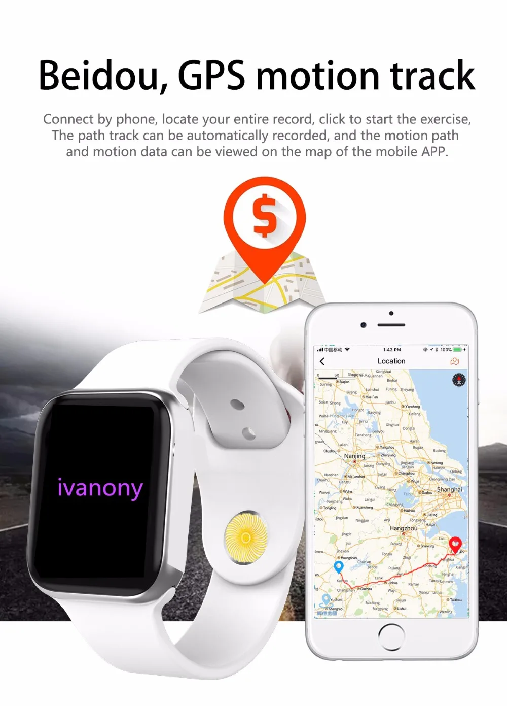 

GPS Version IWO8 Pro smart watch 44mm smartwatch series 4 for apple samsung huawei xiaomi smart bracelet VS IWO 8 IWO6 IWO 5