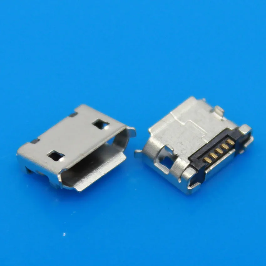 Cables Micro USB Jack Connector Charge Socket for Lenovo A60 A366T A390E A520 A288T A500 A750 PAD A1-07 Mobile Phone Plug Tablet pc Cable Length: 50PCS