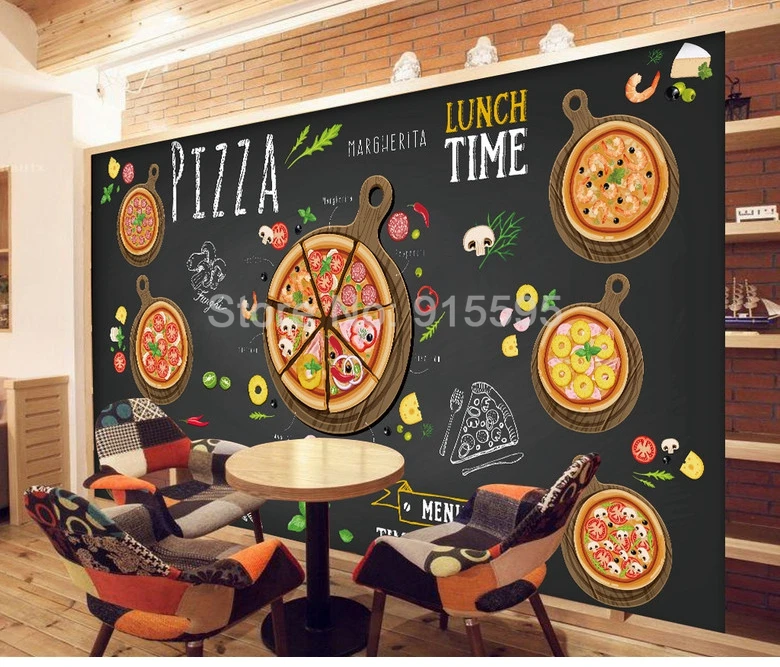 papel de parede personalizado com pintura abstrata para café restaurante papel de parede