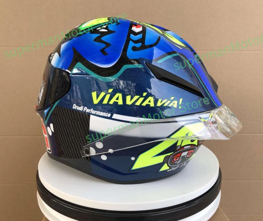 Full Face sharks Misan-o viavia Motorcycle Helmet racing helmet